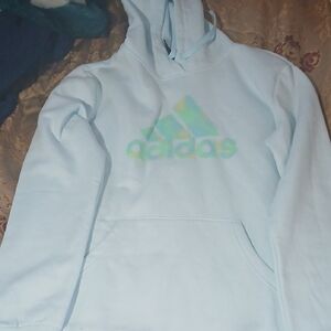Adidas Pastel Blue Women's Hoodie